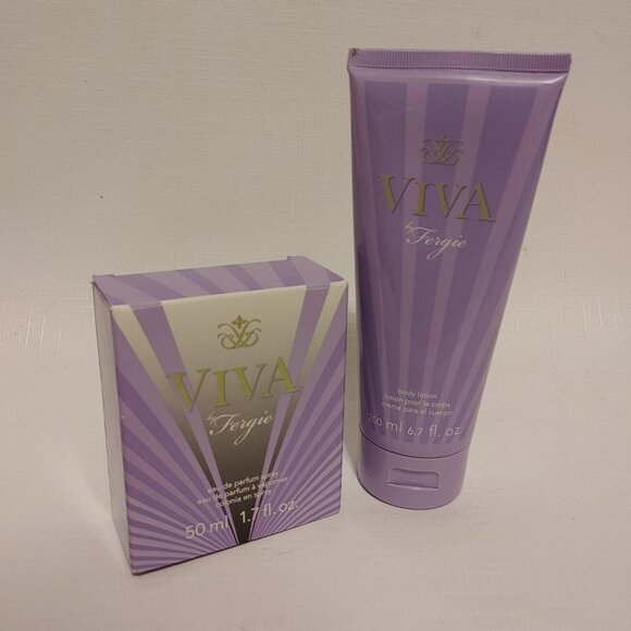VIVA By FERGIE Fragrance and BODY LOTION Set 50ml 1 fl oz DISCONTINUED 2012 AVON - Picture 4 of 5